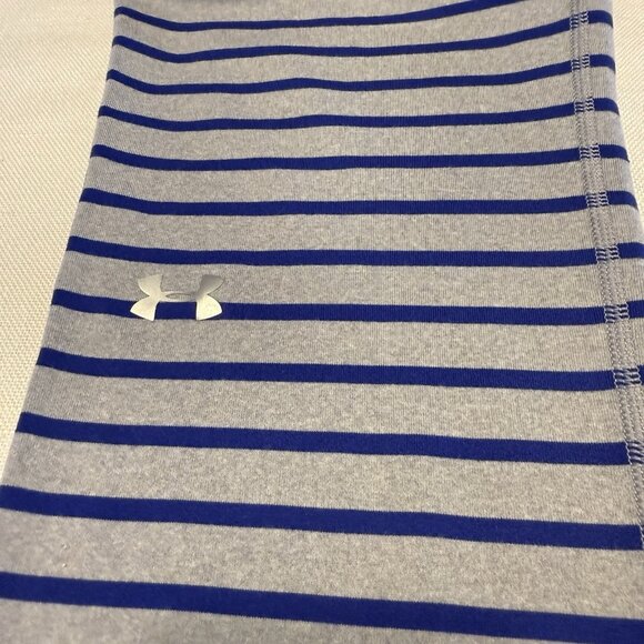 Women's Under Armour Gray & Blue Striped Pull-On Athletic Pants - XL - Picture 3 of 4